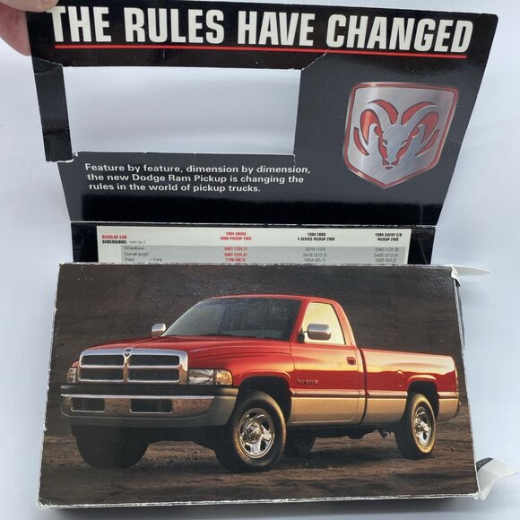 1994 Dodge Ram Pickup Truck VHS Features & Specifications Dealership Advertising - Picture 2 of 13